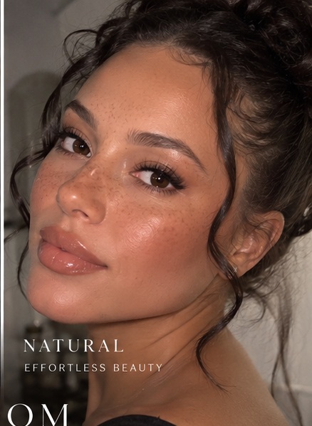 Natural makeup example